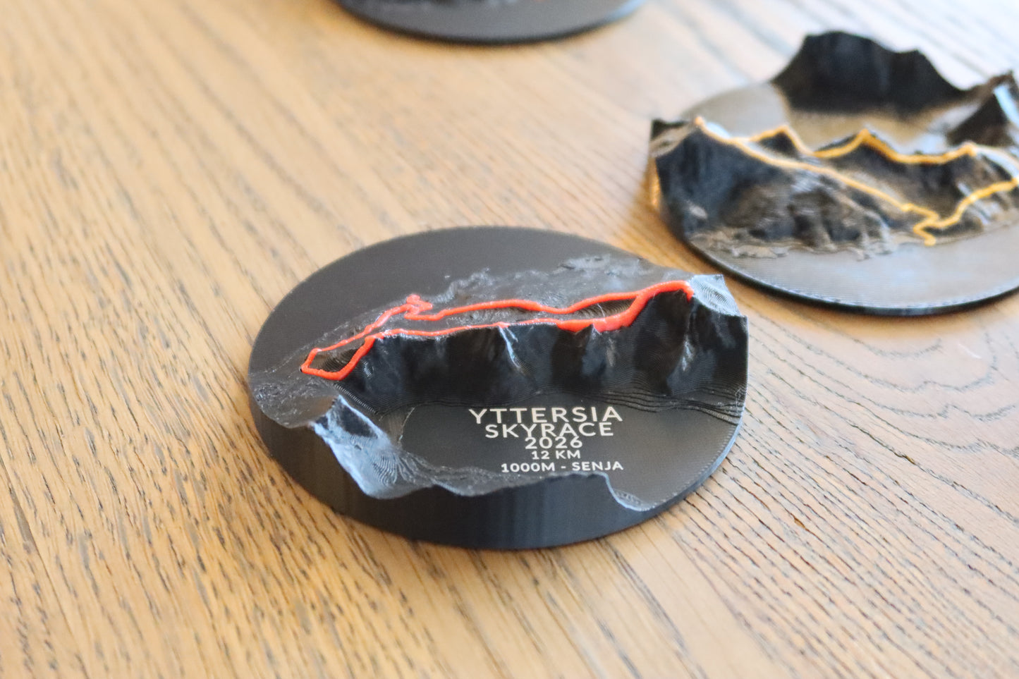 Refrigerator Magnet - YTTERSIA SKYRACE with 3D Map and GPX Route